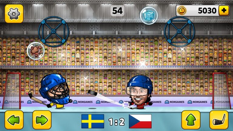 Puppet Ice Hockey: Championship of the big head nofeet Marionette slapshot stars for iOS