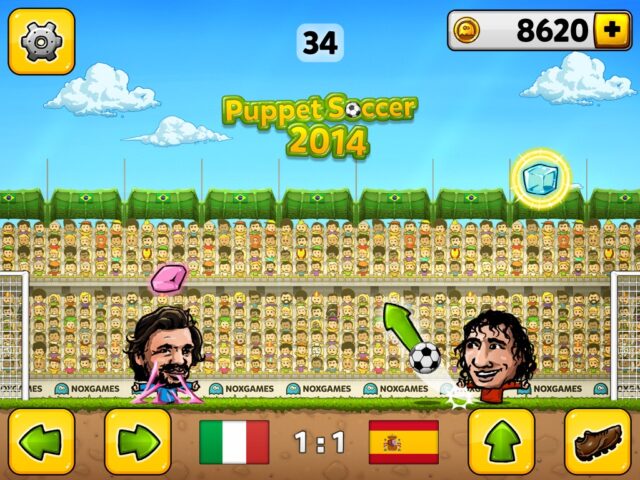 Puppet Soccer 2014 — футбол — Чемпионат мира марионеток для iOS