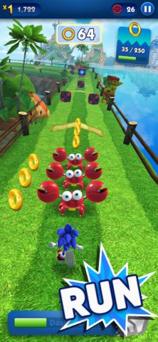 Sonic Dash — бег и гонки игра для Android