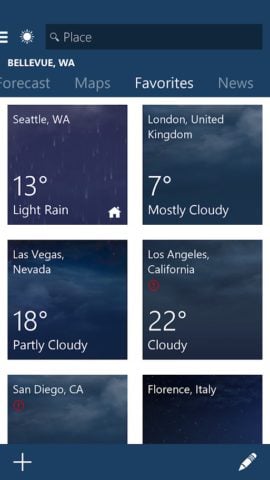 MSN Weather für Android