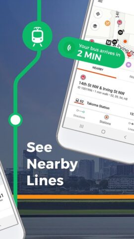 Android用Moovit: Bus & Train Schedules