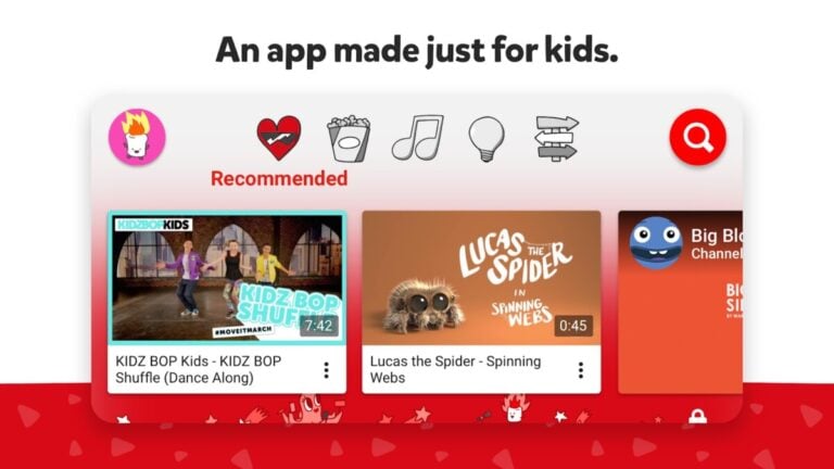 YouTube Kids pour Android
