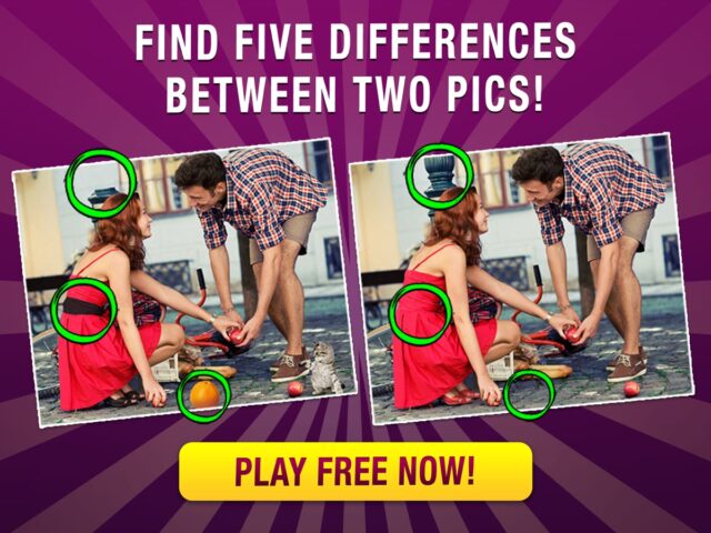 5 Отличий ~ бесплатные игры для мальчиков, девочек для iOS
