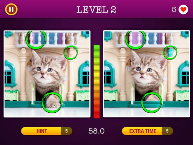iOS용 5 Differences ~ Spot the Hidden Objects!