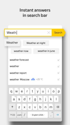 Yandex Browser สำหรับ Android