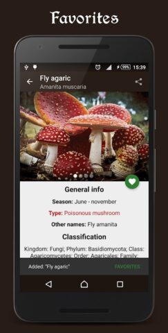 Book of Mushrooms for Android
