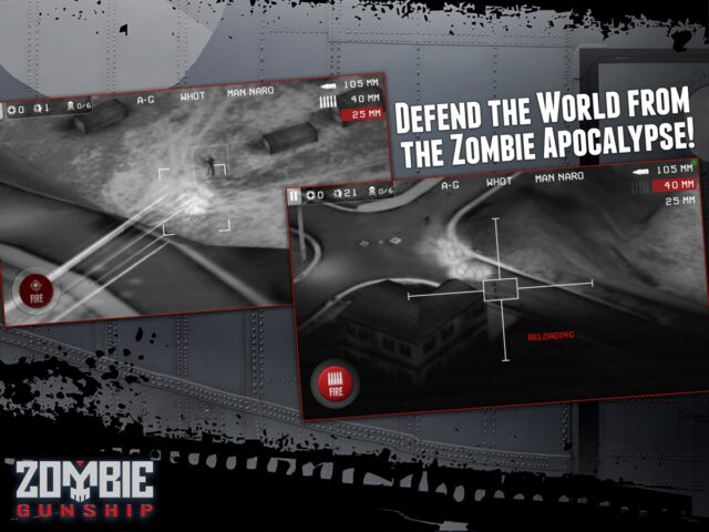 iOS için Zombie Gunship: Gun Down Zombies