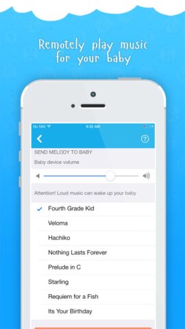 Ahgoo baby monitor – audio and video monitoring für iOS