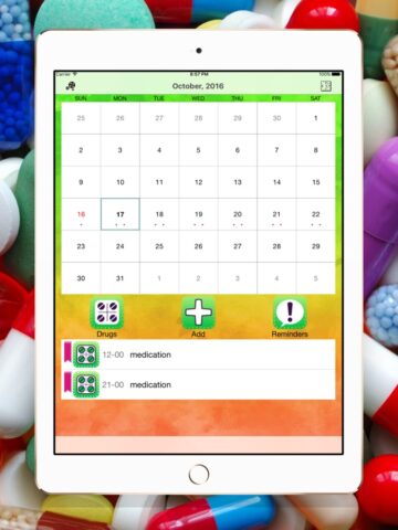 Pill-in-Time – прием таблеток и лекарств вовремя для iOS