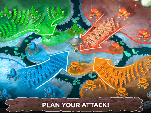 Mushroom Wars 2: RTS Strategy untuk iOS