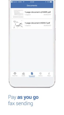 Android용 팩스 – Android 팩스를  – (팩스 앱)