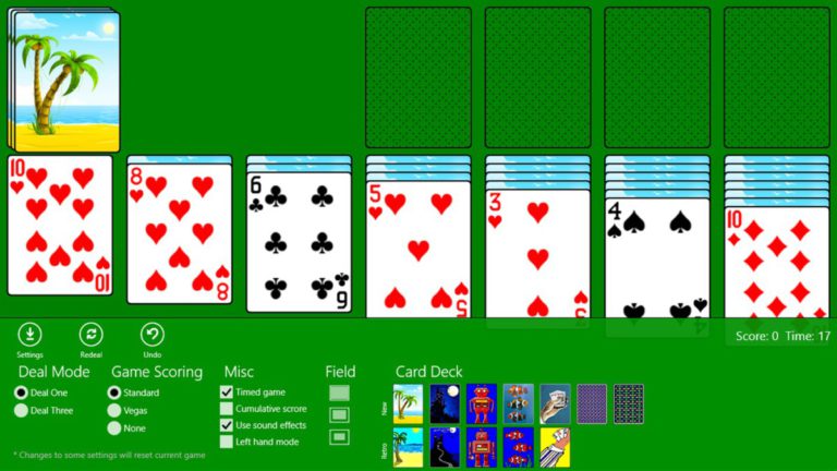 Classic Solitaire cho Windows
