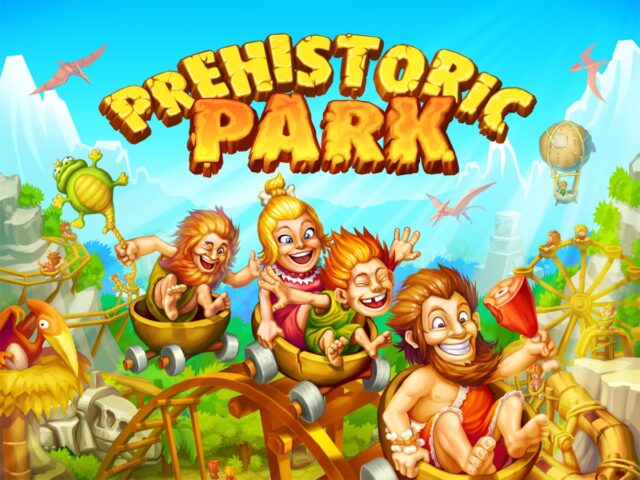 Prehistoric Fun Park Builder لنظام iOS