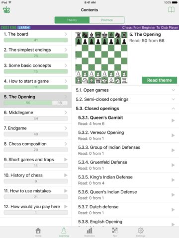 Chess: From Beginner to Club لنظام iOS