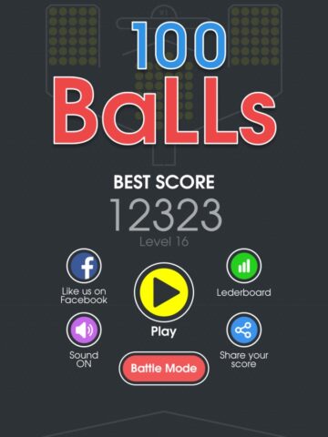 100 Balls – Tap to Drop in Cup لنظام iOS