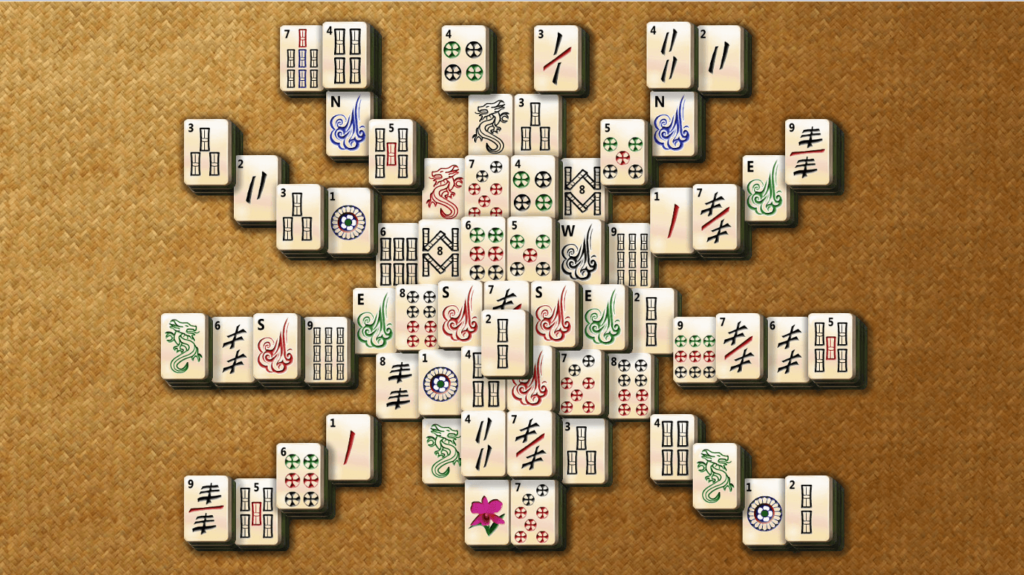 Microsoft Mahjong — популярная китайская головоломка