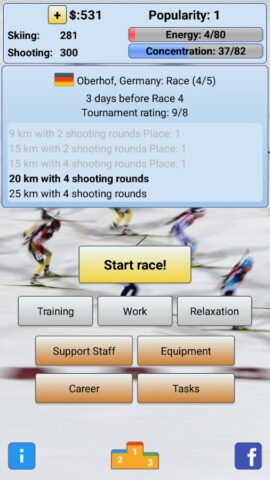 Biathlon Manager 2018 for Android