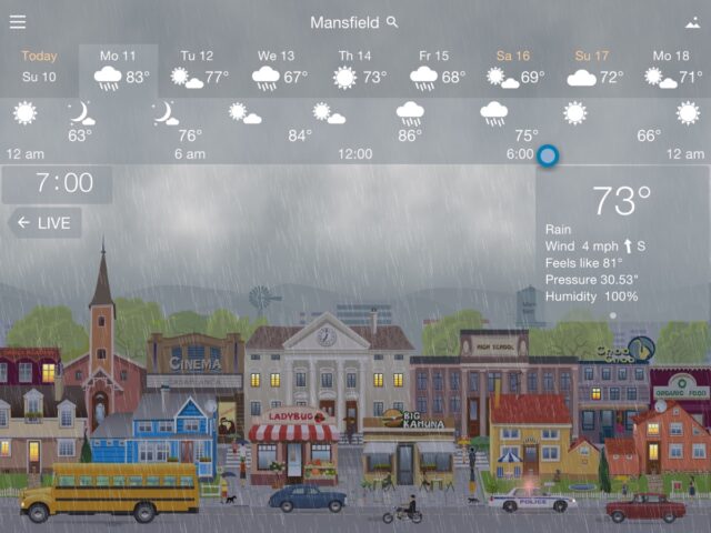 Точная Погода YoWindow для iOS