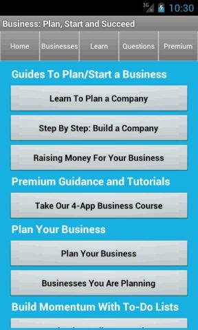 Business Plan для Android