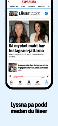 iOS 版 Expressen Nyheter