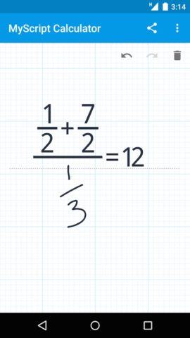 MyScript Calculator for Android