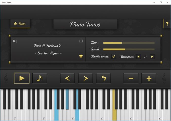 Windows 用 Piano Tunes
