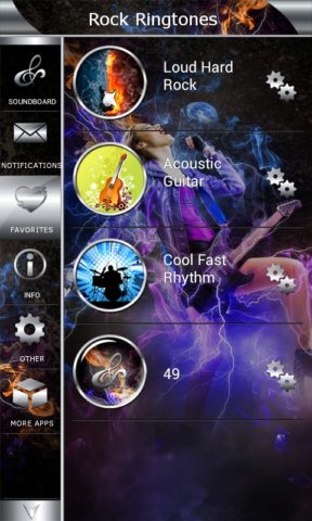 Rock Ringtones para Android