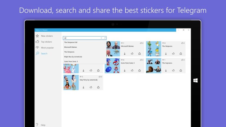 Windows용 Stickers for Telegram RETIRED