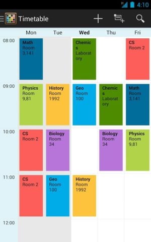 Android için Timetable