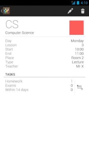 Timetable для Android