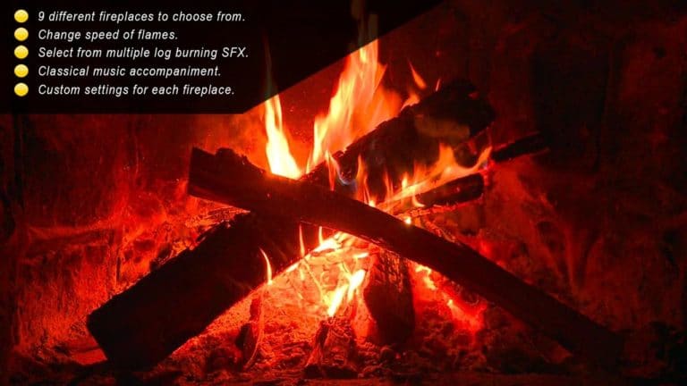 Windows için Virtual Fireplace