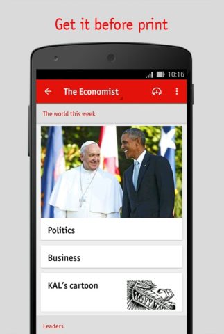 Economist per Android