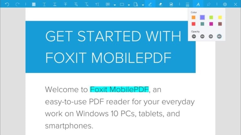 Foxit Reader прочитает любой файл PDF