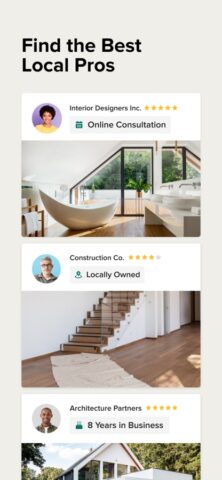 Decora tu casa con Houzz para iOS