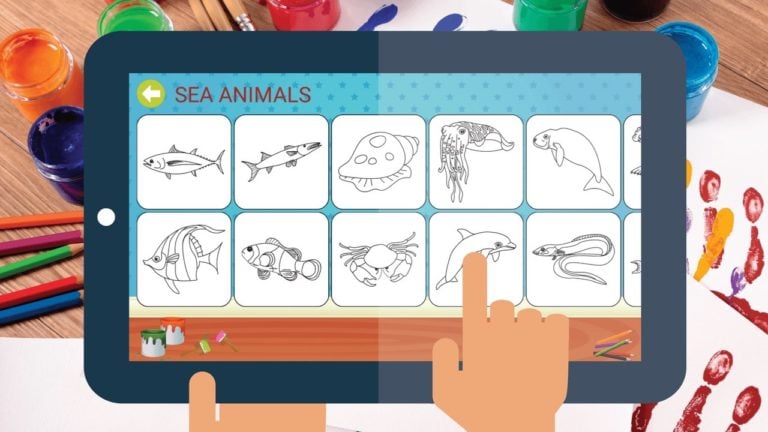 Coloring book for kids animals für Windows