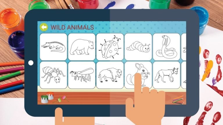 Coloring book for kids animals für Windows