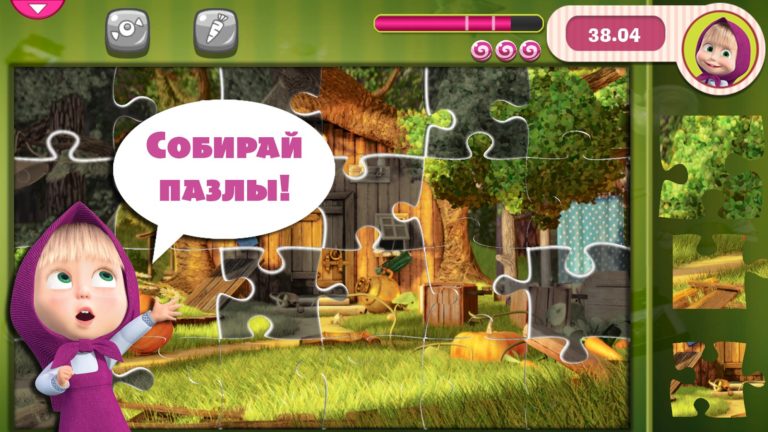 Masha and the Bear: Puzzles for Kids لنظام Android