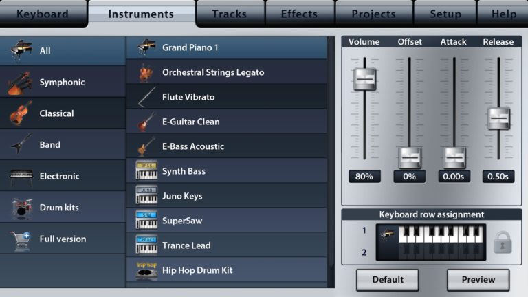 Music Studio для Android