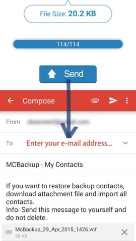 My Contacts Backup для Android
