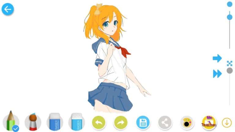 How to draw anime per Android
