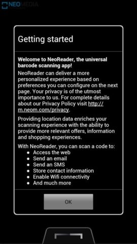 NeoReader для Android