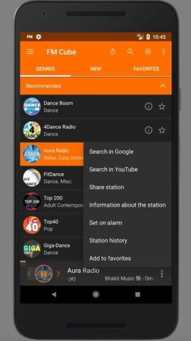 Радио — FM CUBE для Android