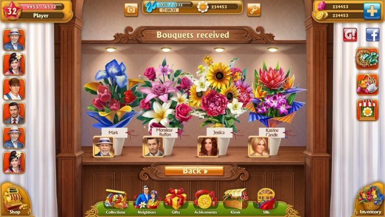 Игра цветочный магазин