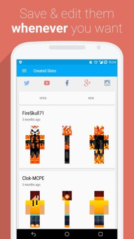 UTK.io for Minecraft PE لنظام Android