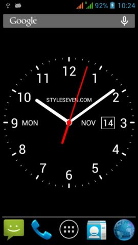 Analog Clock Live Wallpaper-7 لنظام Android