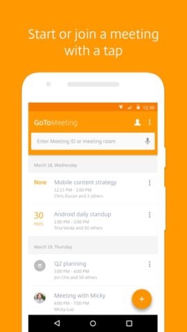 GoToMeeting pour Android