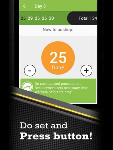 100 Pushups Be Stronger for iOS