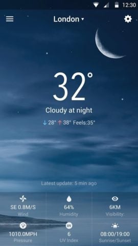 Часы и погода для Android