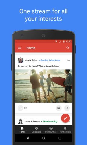 Google Plus для Android