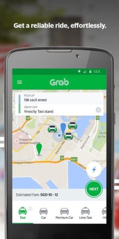 Grab Taxi para Android